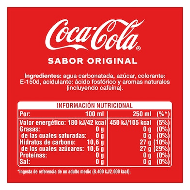 Refresco de cola clásica Coca-Cola botella 1.25 l-1