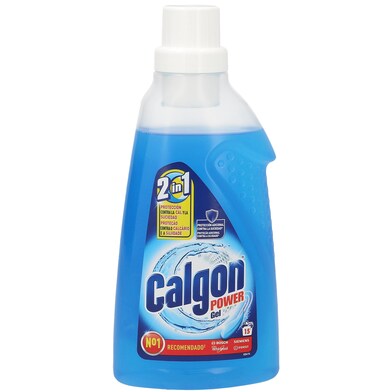 Detergente máquina gel 2 en 1 Calgon bote 750 ml-0