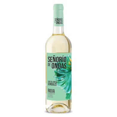 Vino blanco semidulce D.O. Rioja Señorío de Ondas botella 75 cl-0