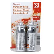 Ambientador mini spray aroma explosión floral 2 unidades Dia blister 2 unidades