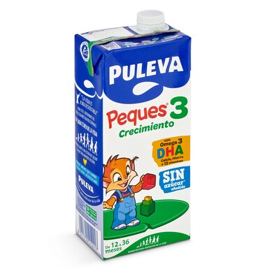 Leche peques3 crecimiento con omega Puleva brik 1 l-0