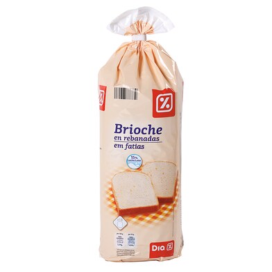 Brioche en rebanadas Dia bolsa 500 g-0