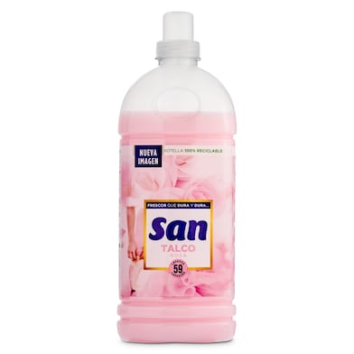 Suavizante concentrado talco rosa San botella 59 lavados-0