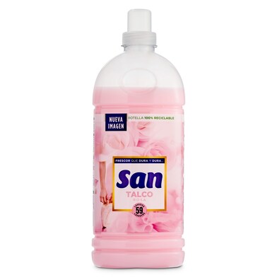 Suavizante concentrado talco rosa San botella 59 lavados-0 Suavizante concentrado talco rosa San botella 59 lavados-0