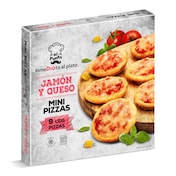 Mini pizzas jamón y queso Al Punto Dia caja 270 g