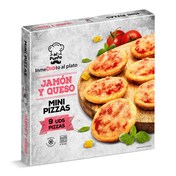 Mini pizzas jamón y queso Al Punto Dia caja 270 g