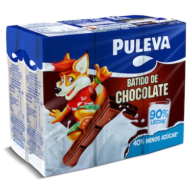 Batido de chocolate Puleva brik 6 x 200 ml-0