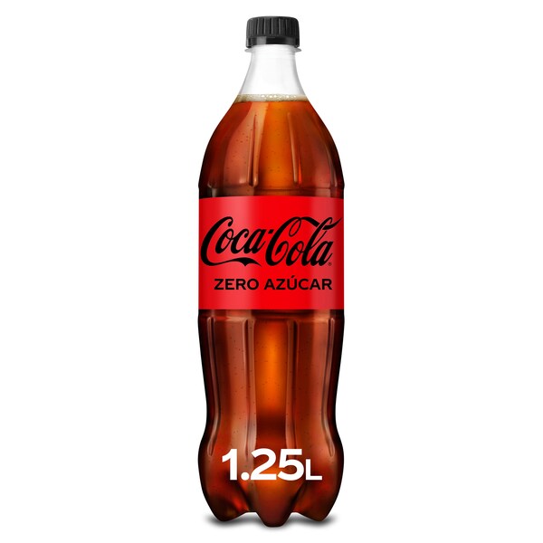 Coca-Cola Zero Azúcar Botella 1,25 L.