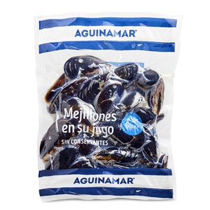 mejillones cocidos en su jugo bolsa 1 kg