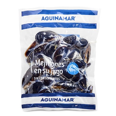 Mejillones cocidos en su jugo Aguinamar bolsa 1 Kg-0