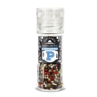 Molinillo 4 pimientas Vegecampo de Dia frasco 40 g-0 Molinillo 4 pimientas Vegecampo de Dia frasco 40 g-0