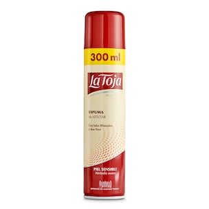 espuma de afeitar pieles sensibles spray 300 ml