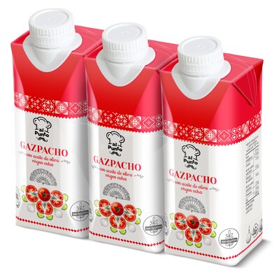 Gazpacho Al Punto Dia brik 3 x 330 ml-0