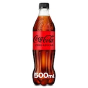 Refresco de cola zero Coca-Cola botella 500 ml