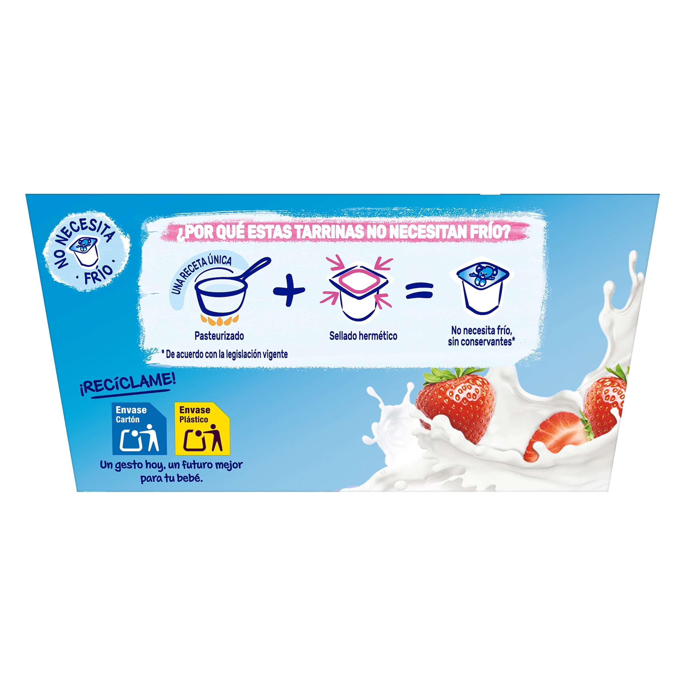 Postre lacteo fresa Nestlé Yogolino 4 x 100 g