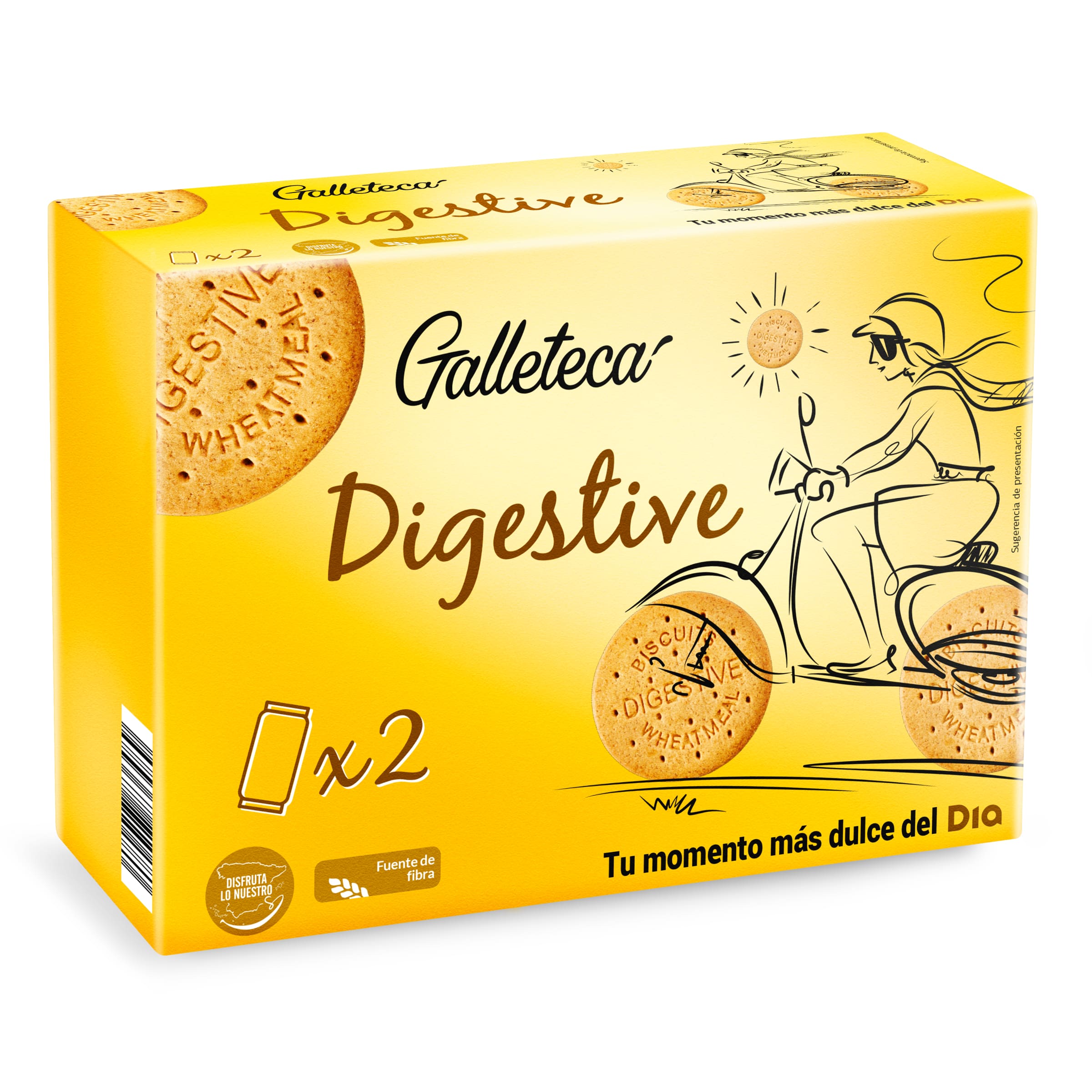 Galletas digestive Galleteca caja 800 g - Supermercados DIA