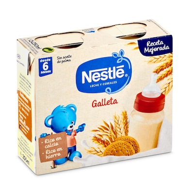 Papilla líquida 8 cereales con galleta y leche continuación Nestlé brik 2 x 250 ml-0