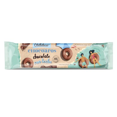 Roscos de galleta con chocolate con leche chocoaros Galleteca de Dia bolsa 128 g-0 Roscos de galleta con chocolate con leche chocoaros Galleteca de Dia bolsa 128 g-0