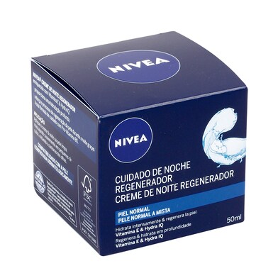 Crema facial de noche regeneradora piel Nivea caja 50 ml-0