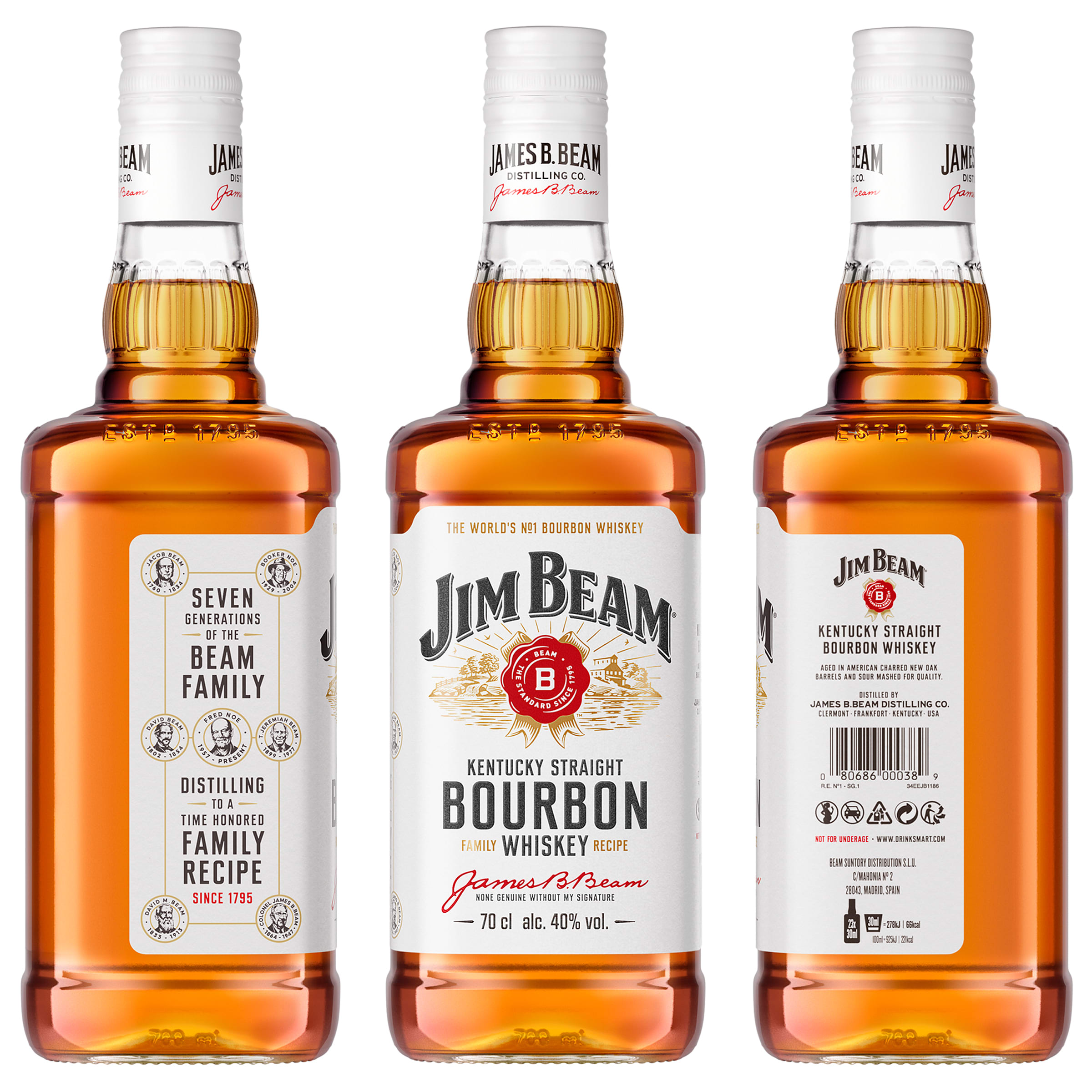 Whisky bourbon Jim Beam 70 cl