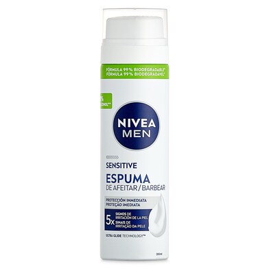Espuma de afeitar sensitive Nivea spray 200 ml-0 Espuma de afeitar sensitive Nivea spray 200 ml-0