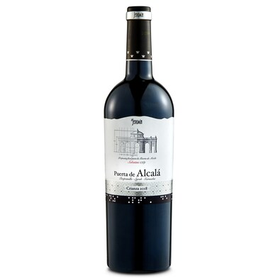 Vino tinto crianza D.O. Madrid Puerta de Alcalá botella 75 cl-0