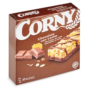 barritas de cereales con chocolate con leche 150 g