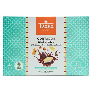 Bombones cortados clásicos Trapa caja 115 g-1 Bombones cortados clásicos Trapa caja 115 g-1