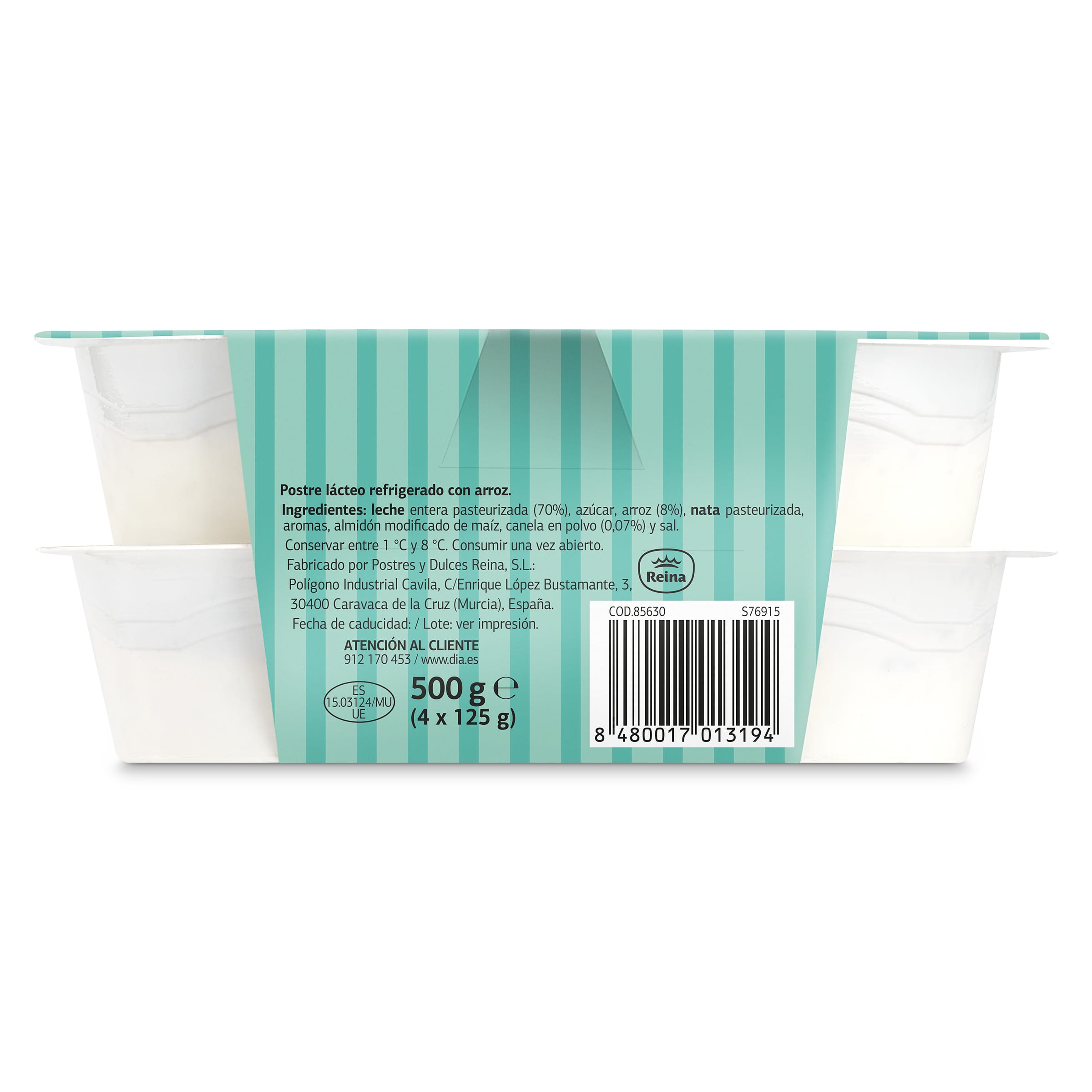 Arroz con leche Dia Caprichoso 4 x 125 g