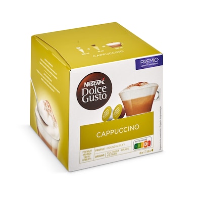 Café en cápsulas cappuccino Nescafé Dolce Gusto caja 16 unidades-0