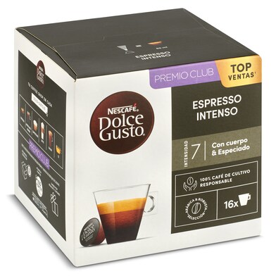 Café en cápsulas espresso intenso Nescafé Dolce Gusto caja 16 unidades-0