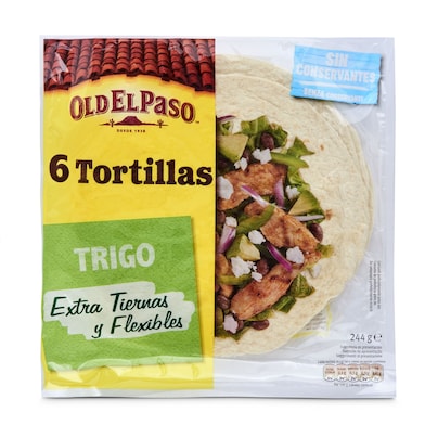 Tortillas de trigo Old El Paso bolsa 244 g-0