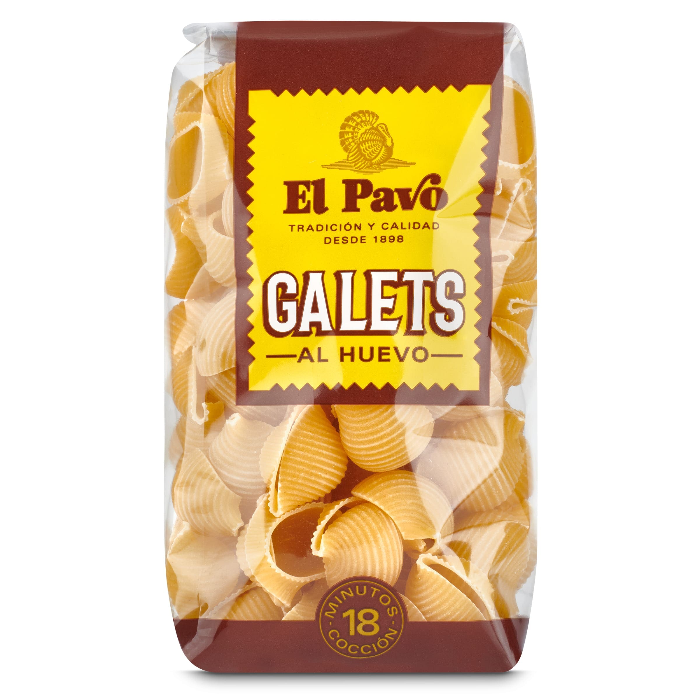 Galets al huevo El Pavo 250 g.