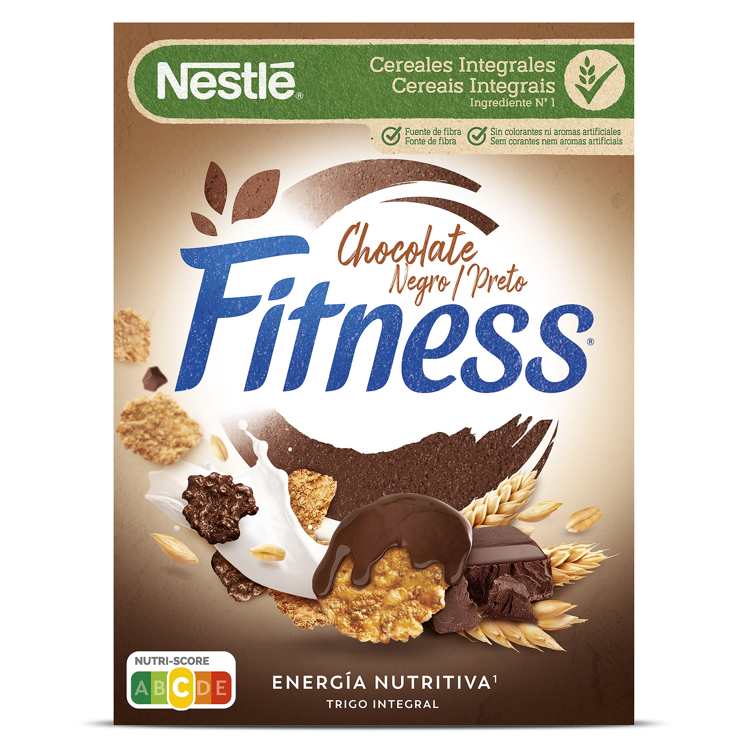 Cereales integrales con chocolate negro Nestlé Fitness caja 375 g -  Supermercados DIA