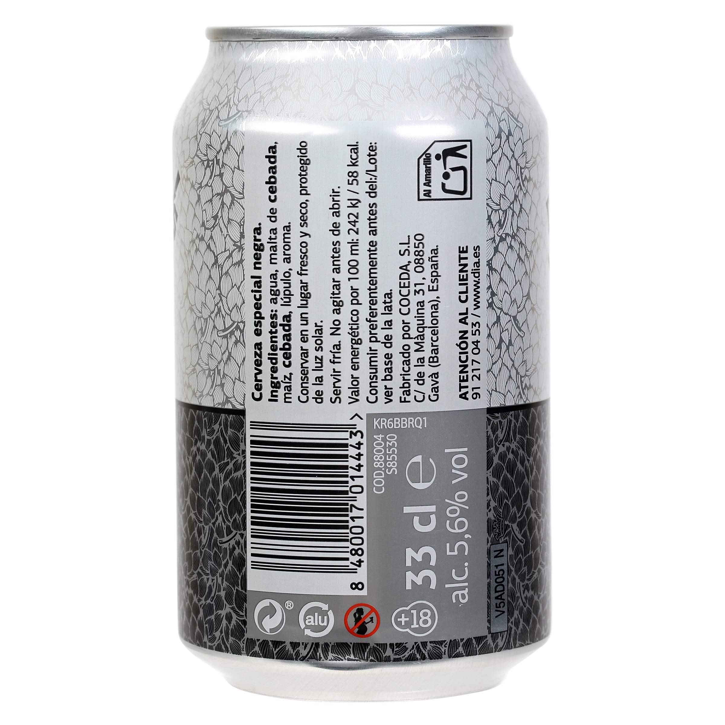 Cerveza negra Dia Ramblers 33 cl