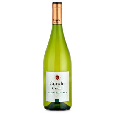 Vino blanco D.O. Cataluña Conde Caralt botella 75 cl-0 Vino blanco D.O. Cataluña Conde Caralt botella 75 cl-0