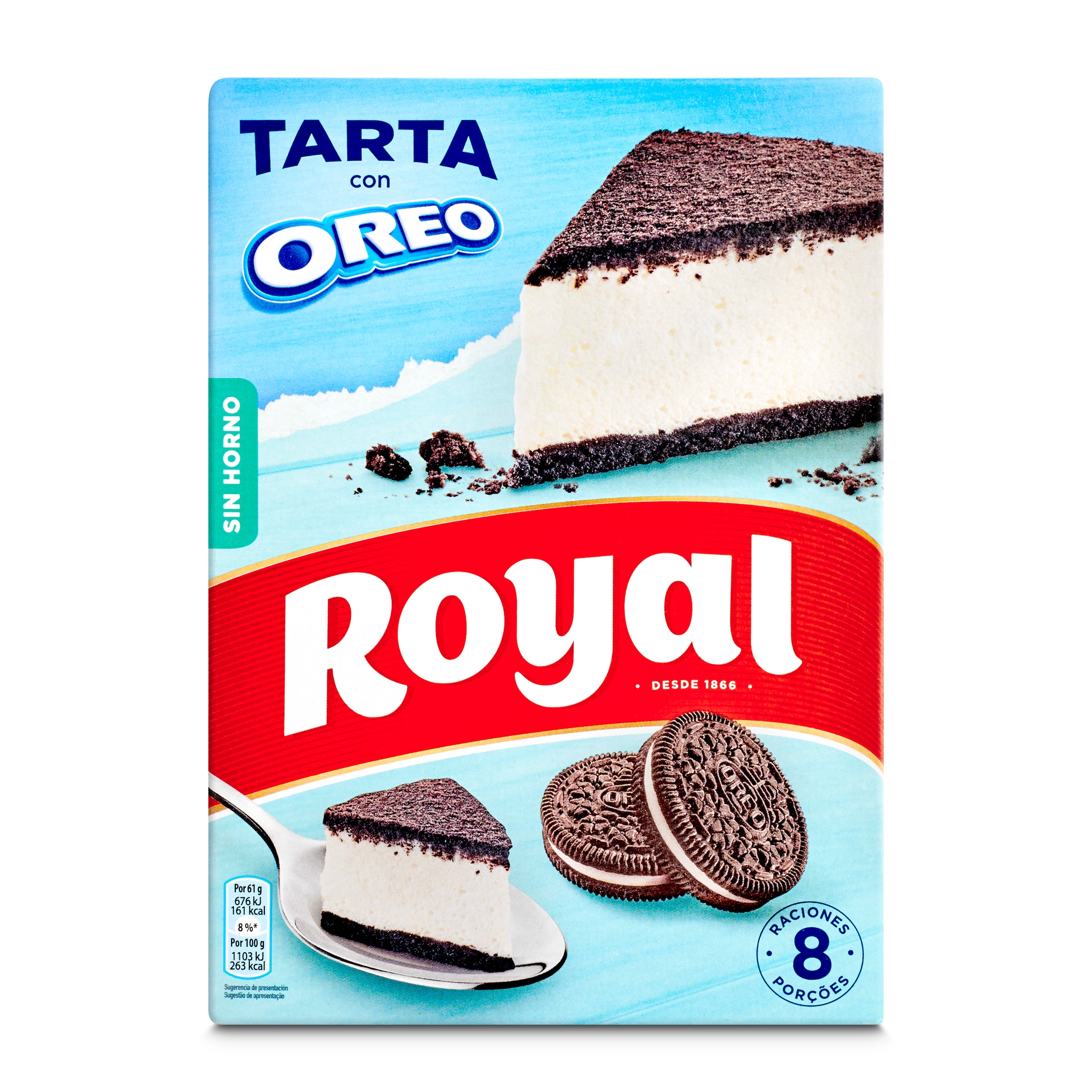 Preparado para tarta de oreo Royal 215 g